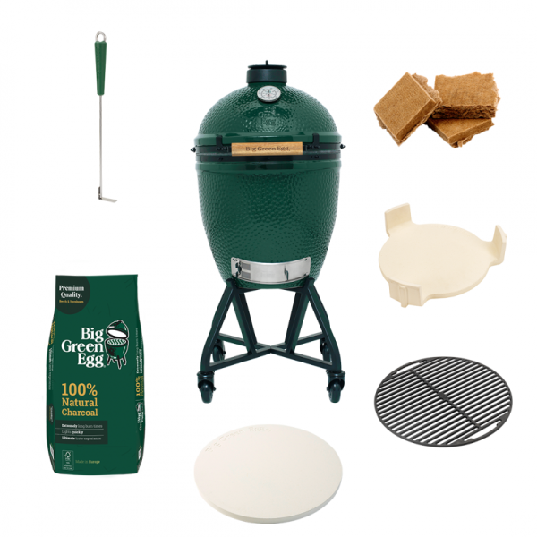 Das Big Green Egg Large ist das beliebteste Modell der Big Green Egg-Familie. Auf der Kochfläche des Modells Large lassen sich ganz bequem die Lieblingsgerichte von Ihnen, Ihrer Familie und Ihren Freunden zubereiten.